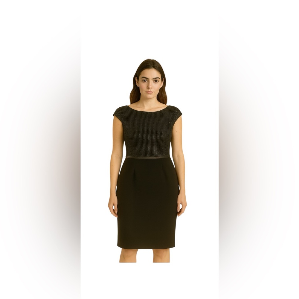 Authentic Escada Knee-Length Black Dress